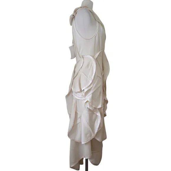 AJNA circle applique midi dress fits sz S - Picture 7 of 12